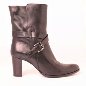 Sesto Meucci Italian Leather Grey Booties 10N